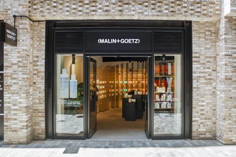 Malin + Goetz store at Borough Yards, London
